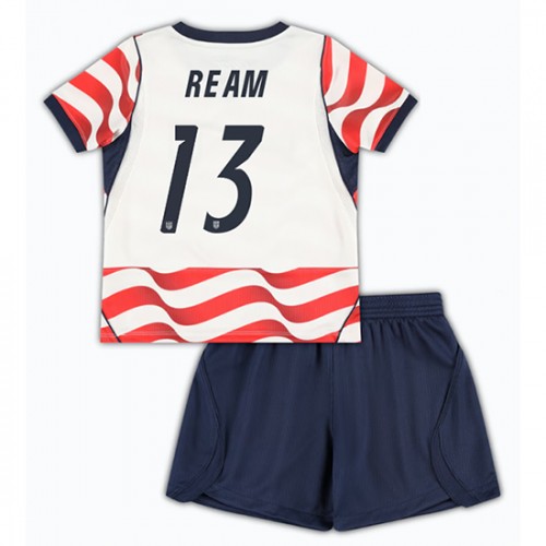 Yhdysvallat Tim Ream #13 Kotipaita Lapsille MM-kisat 2026 Lyhythihainen (+ Lyhyet housut)